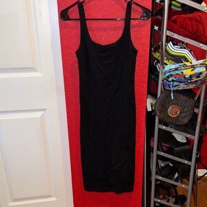 Forever 21 Black Midi Dress